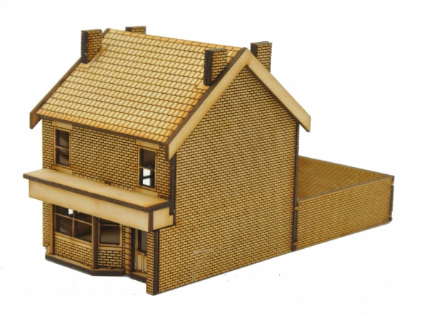 TT-PB001 Victorian Terraced Pub Left Hand TT:120 Gauge Laser Cut Kit